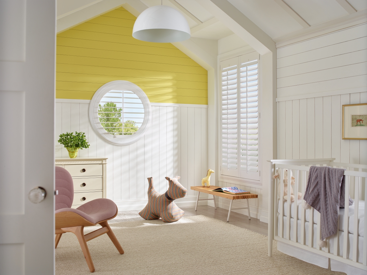 Heritance® Hardwood Shutters — Nursery