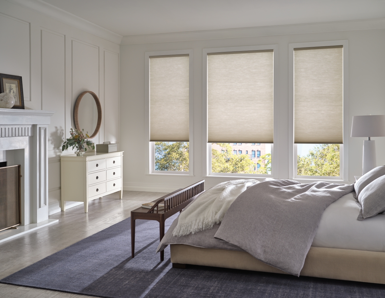 Duette® Honeycomb Shades — Bedroom