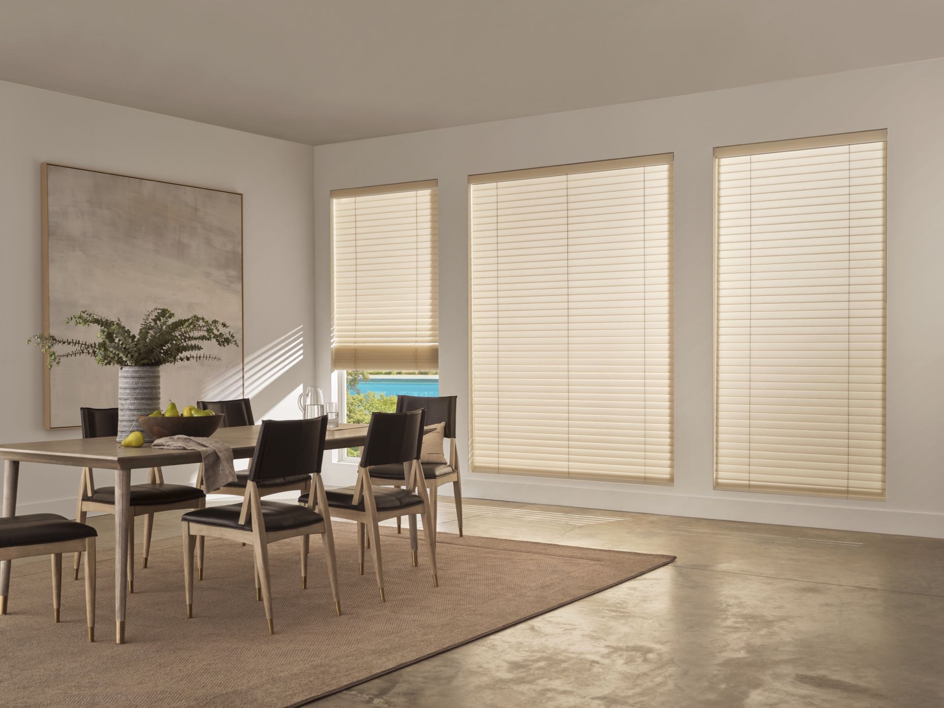 Aria™ Soft Blinds — Living Room