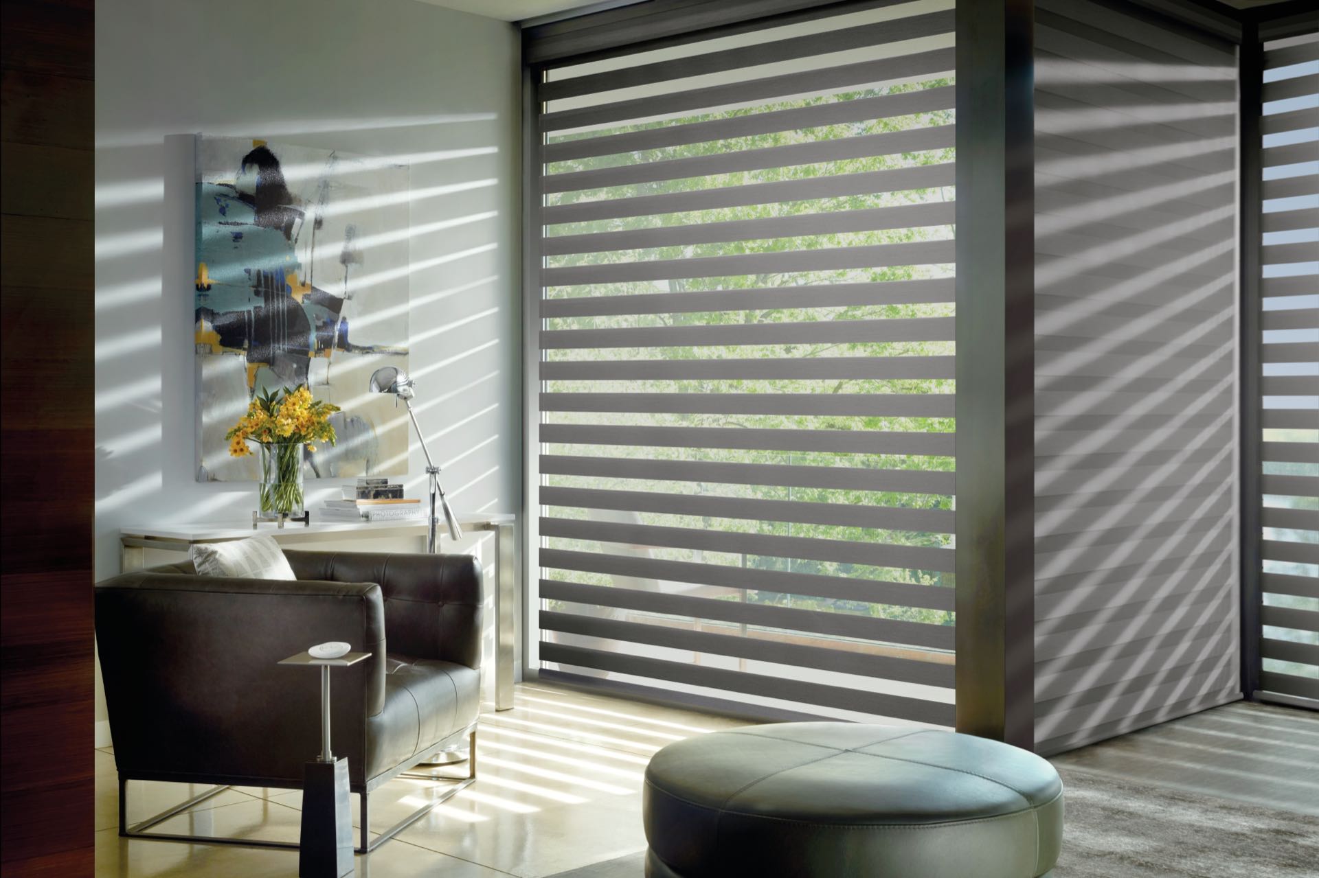 Designer Banded™ Shades — Bedroom