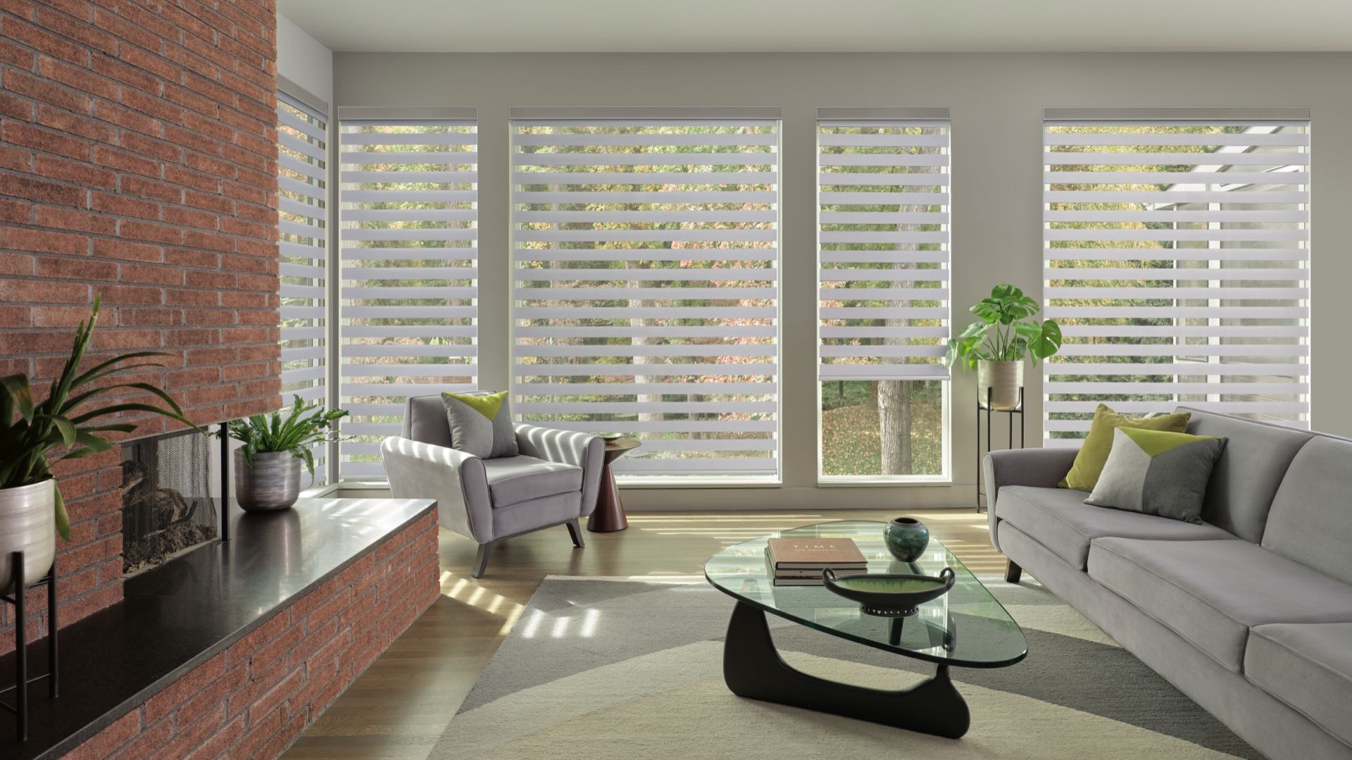 Designer Banded™ Shades — Bedroom
