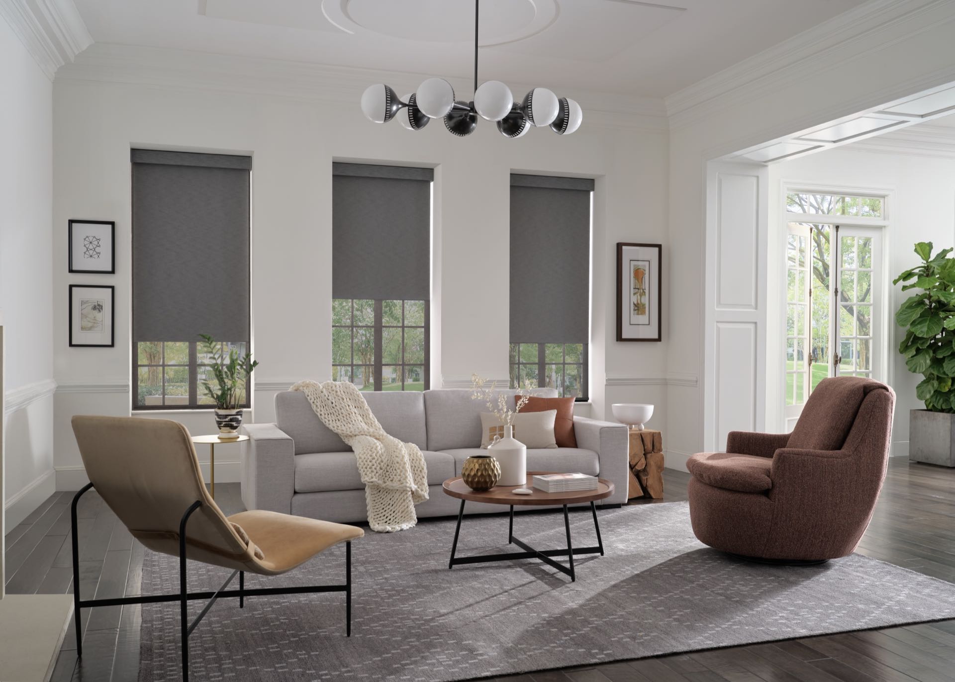 Designer Roller Shades — Office