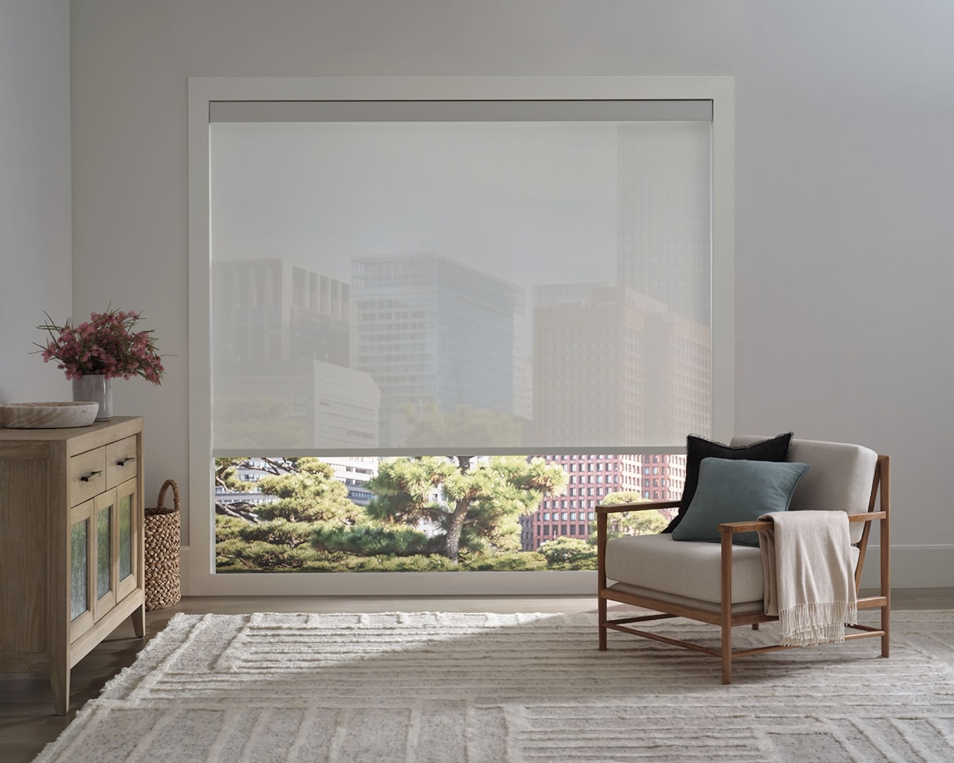 Designer Screen™ Solar Shades — Bedroom