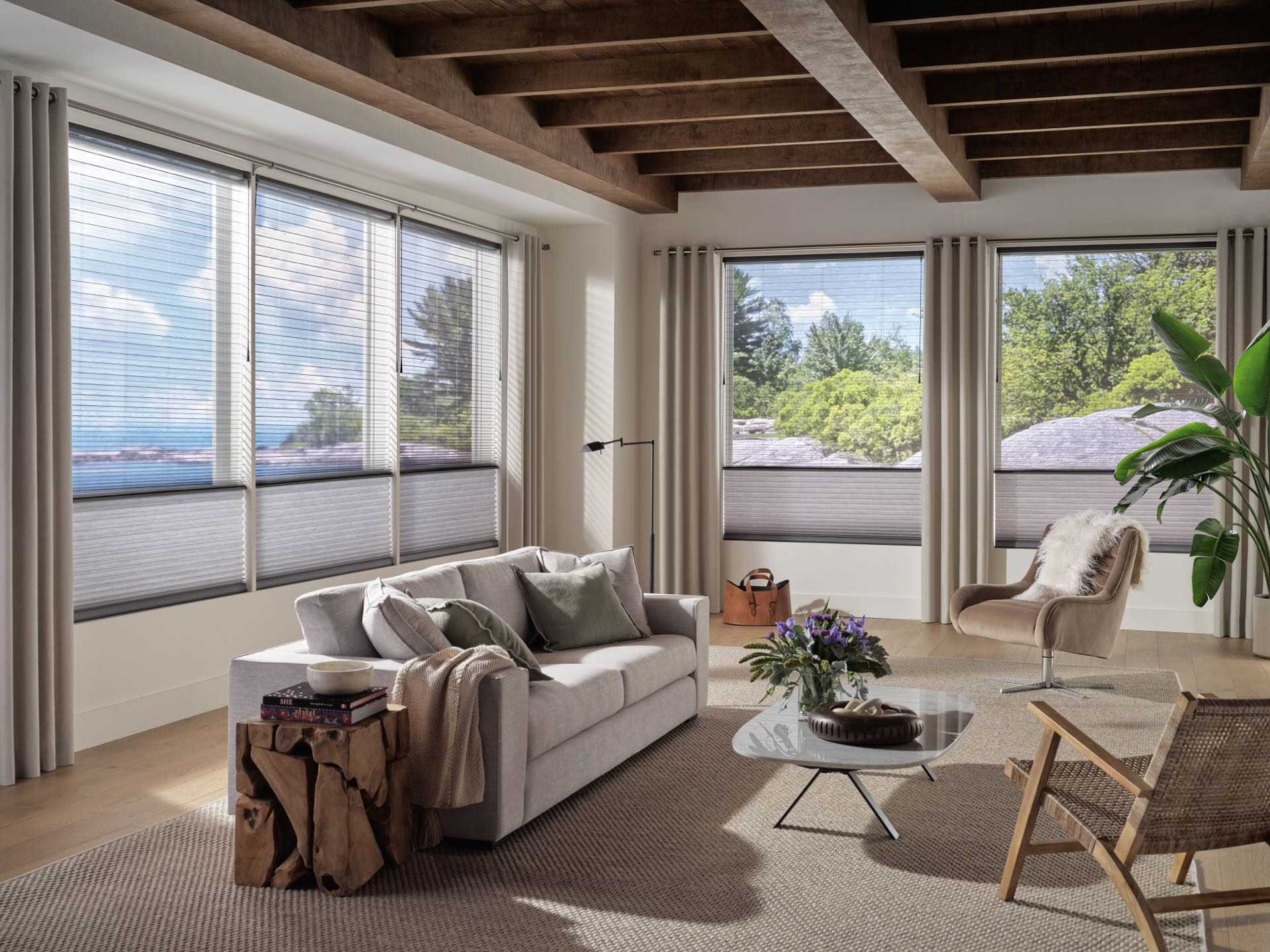 Duette® Honeycomb Shades — Bedroom