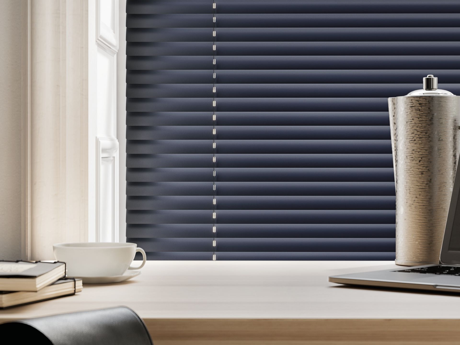 Modern Precious Metals™ Blinds — Dining Room