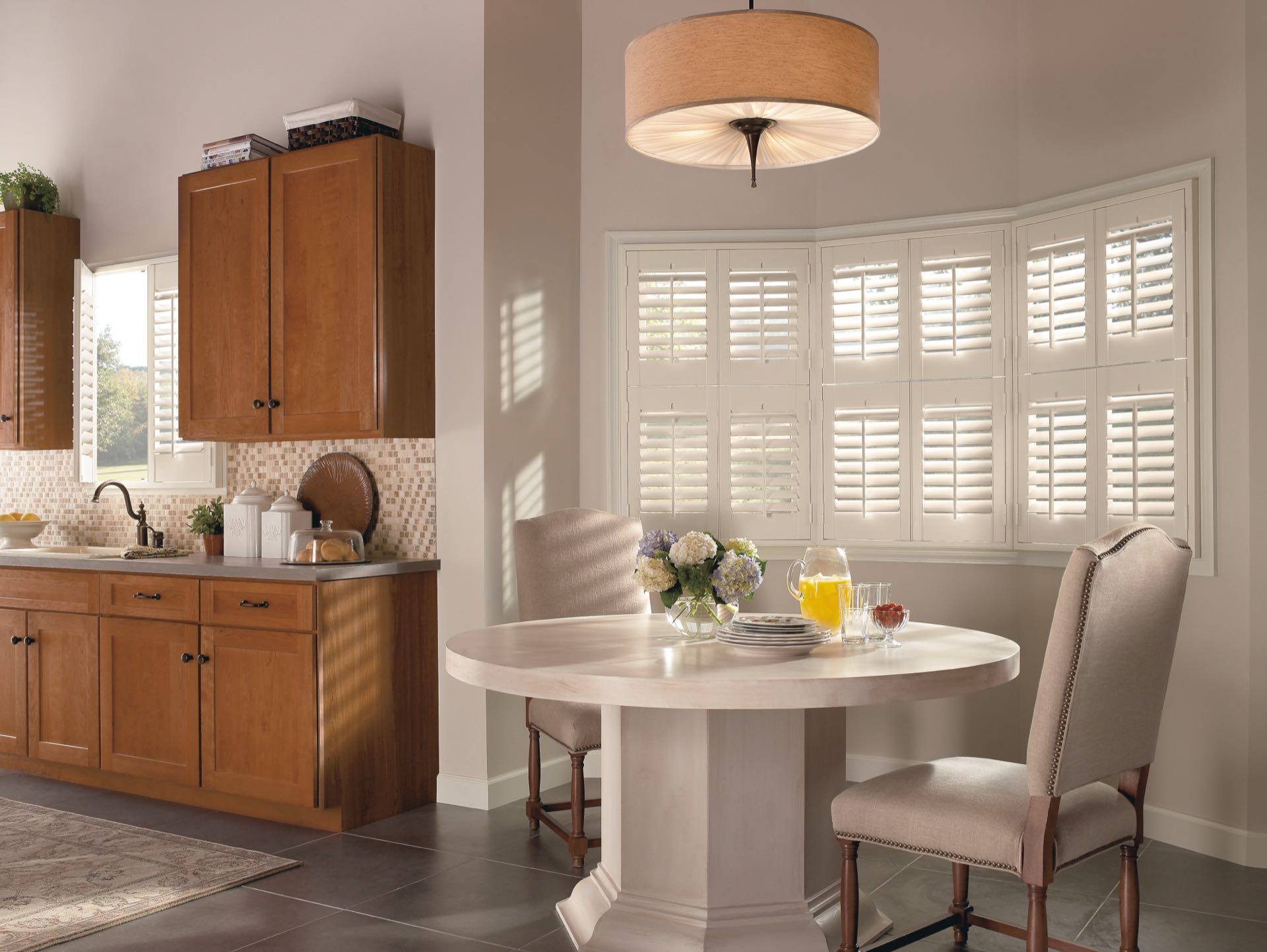 NewStyle® Hybrid Shutters — Dining Room
