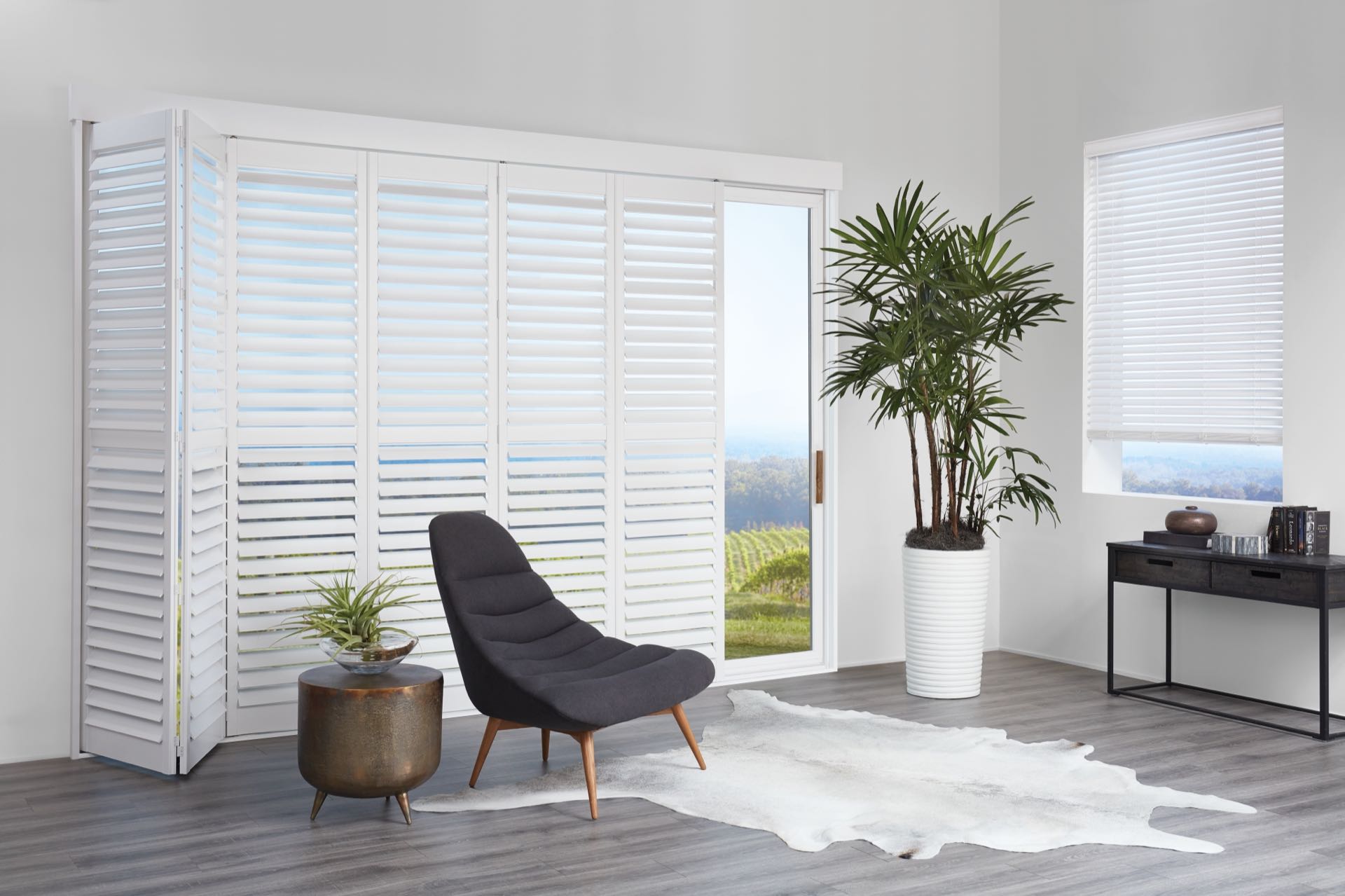NewStyle® Hybrid Shutters — Living Room