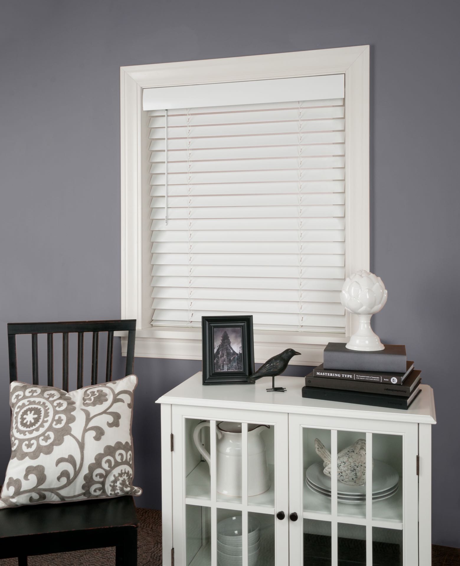 Parkland® Wood Blinds — Bedroom