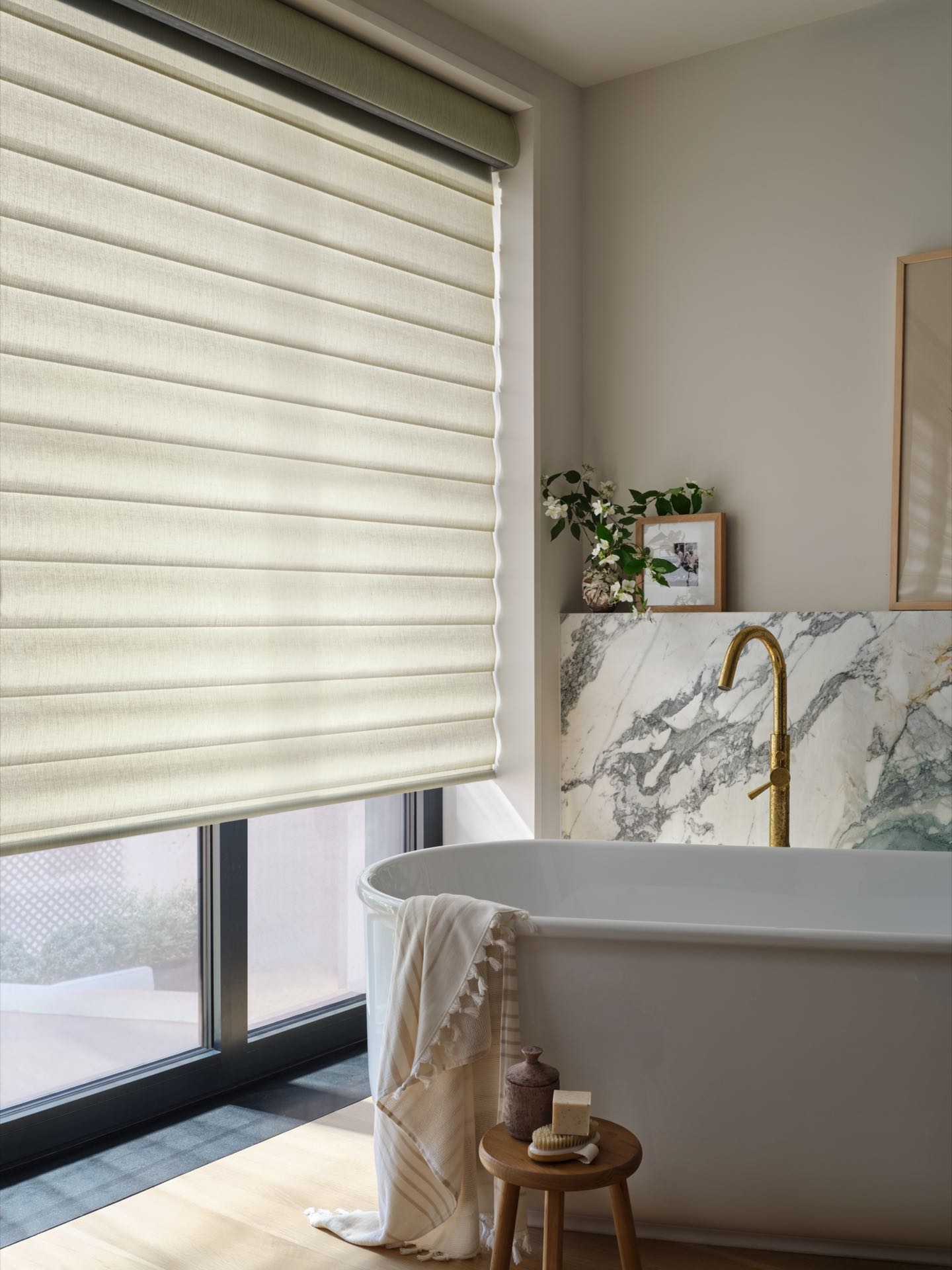 Pirouette® Window Shadings — Living Room