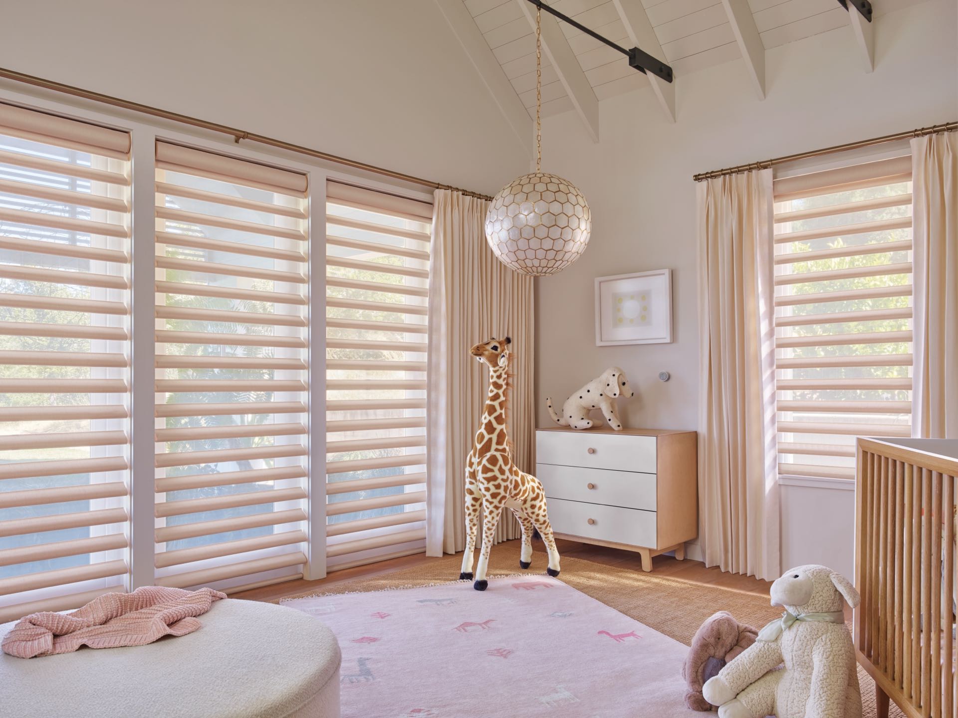Pirouette® Window Shadings — Living Room