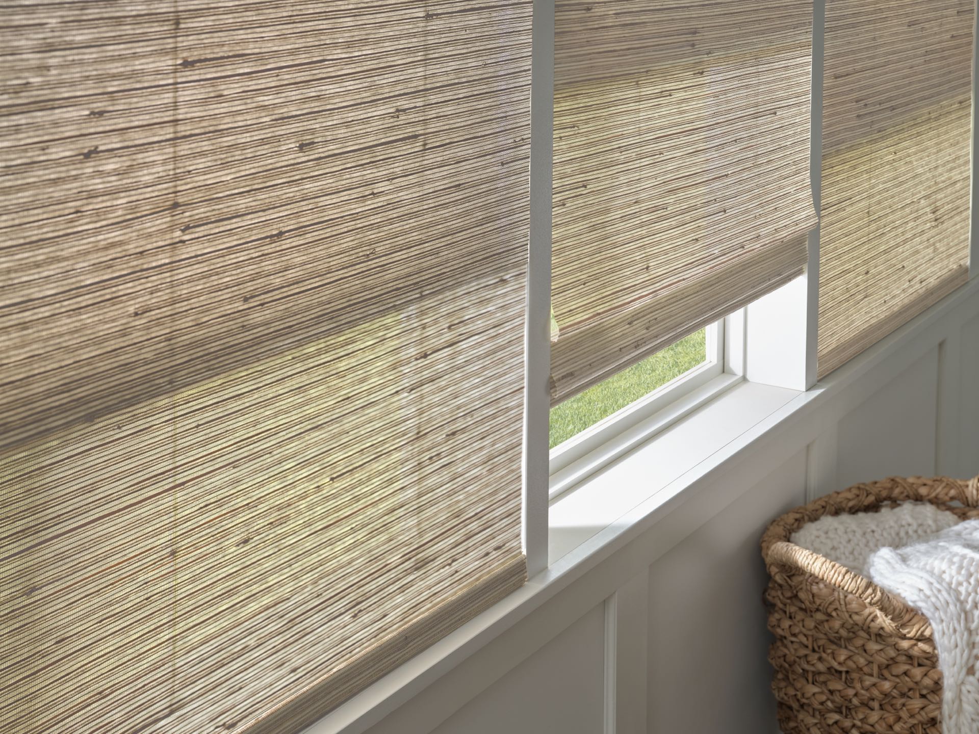 Provenance® Woven Wood Shades — Bedroom